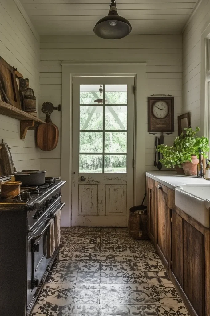 Fresh Herbs in Rustic Planters