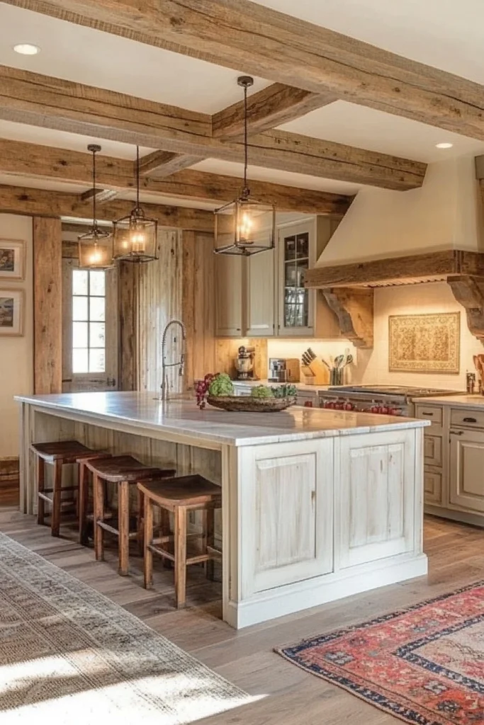 Rustic Kitchen Island