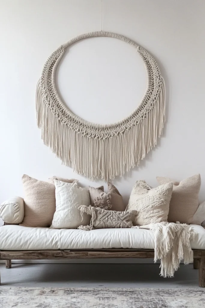 Circular Macrame Wall Decor