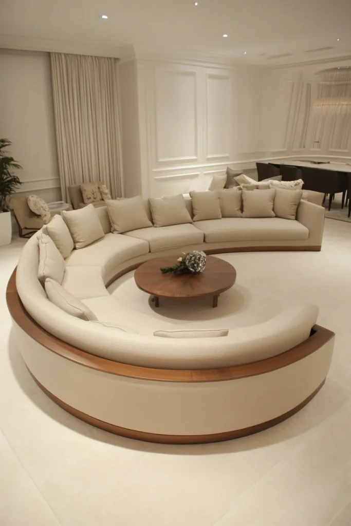 Curved Sofas for a Unique Look