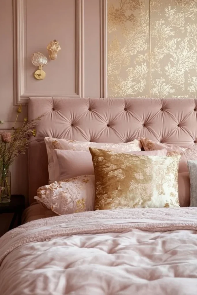 Gold and Rose Gold Accents