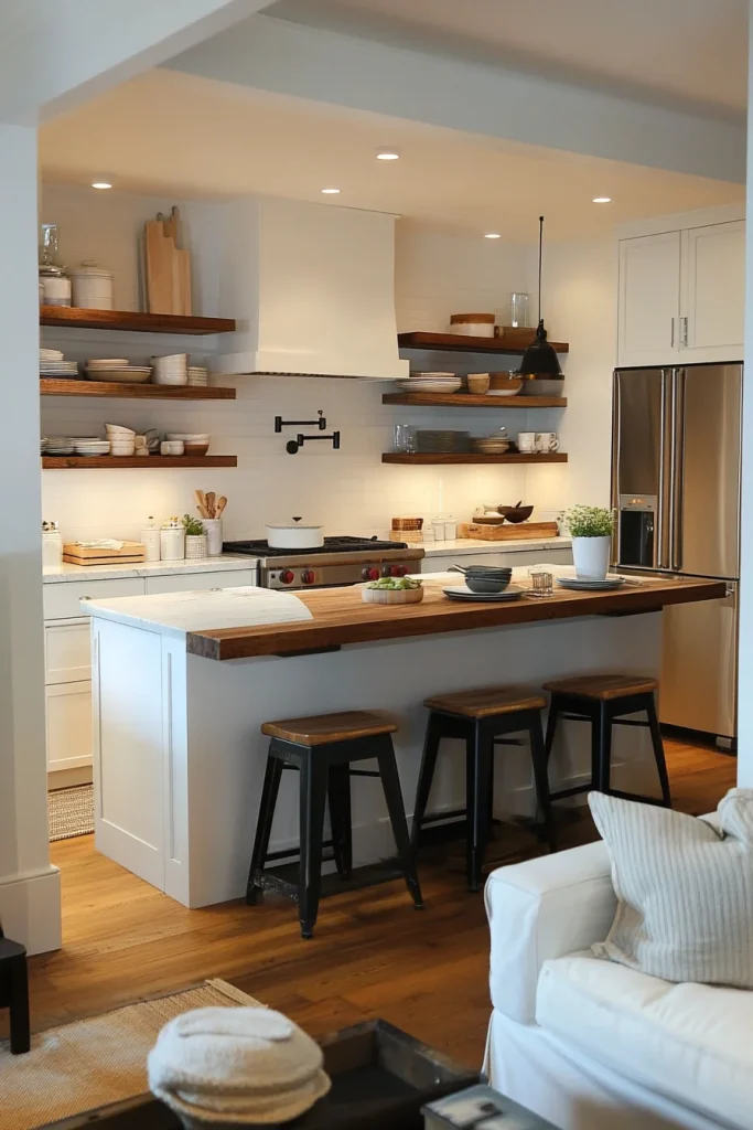 Install Open Shelving