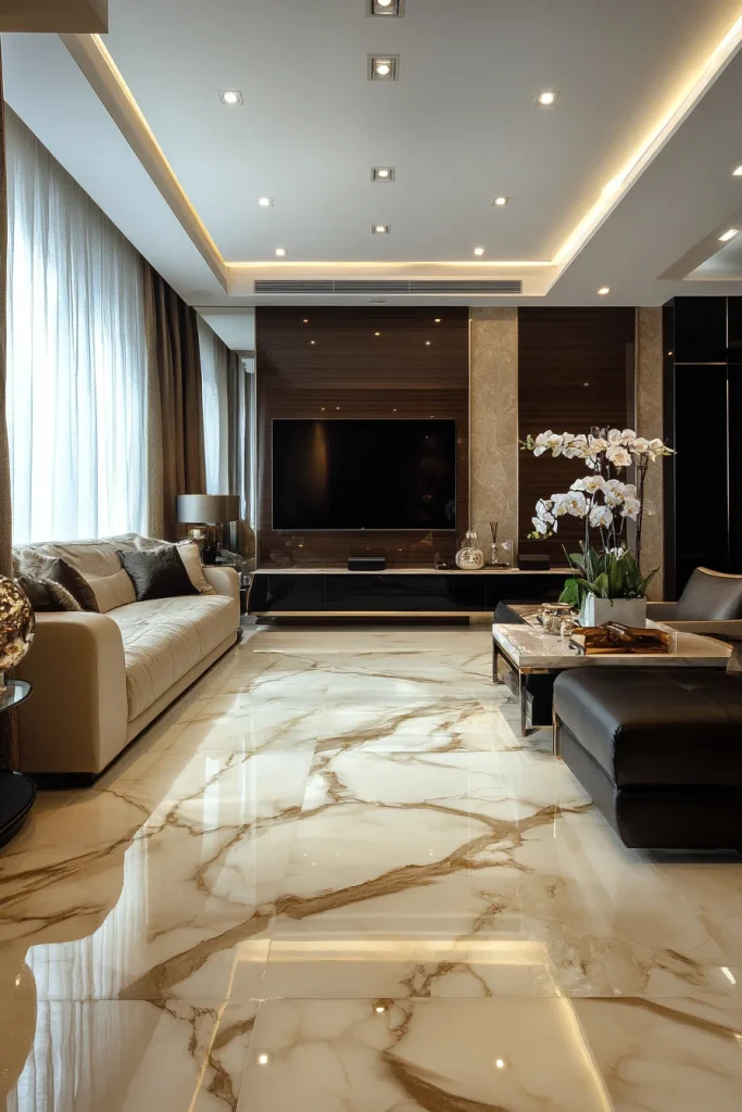 Marble Accents and Finishes