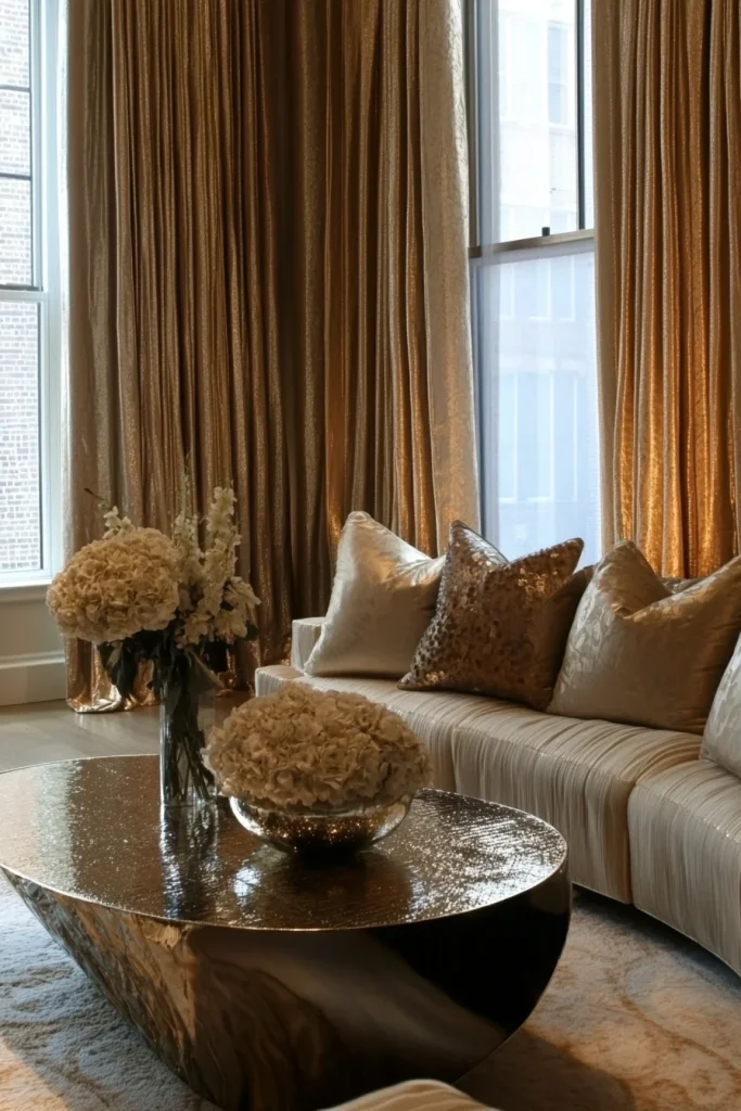 Metallic Fabrics for a Glamorous Finish
