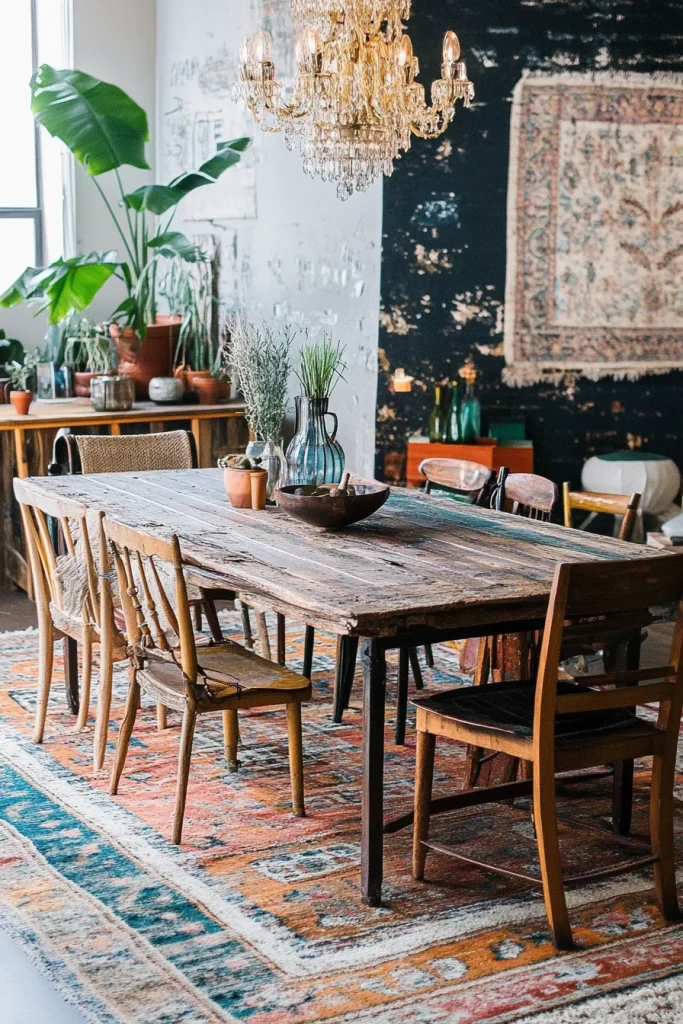 Mismatched Dining Chairs
