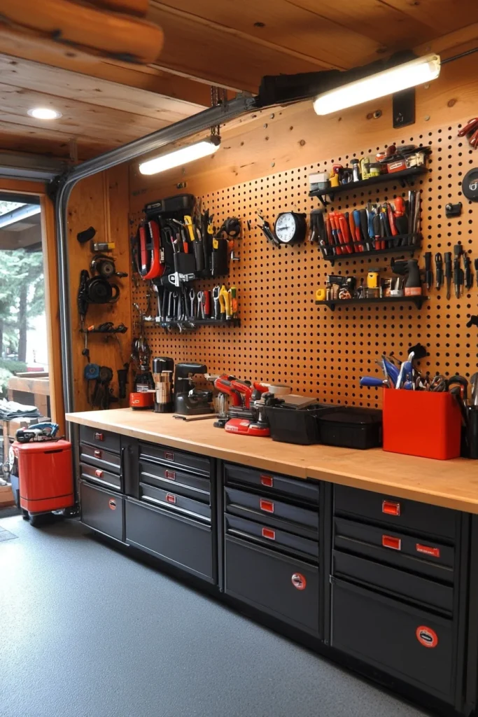 Pegboard Tool Organizers