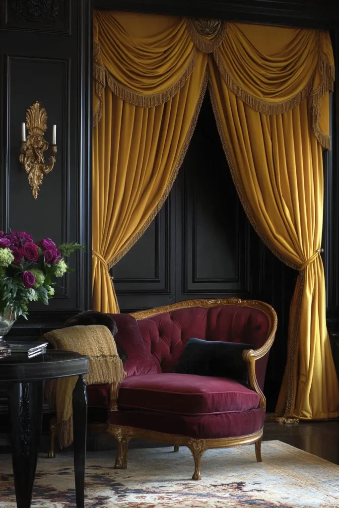 Velvet Curtains for a Rich Texture