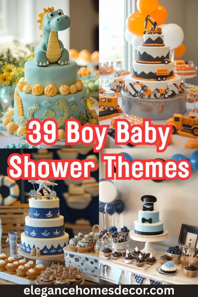 boy baby shower theme