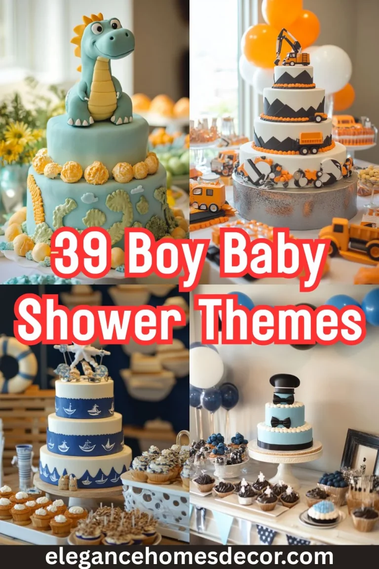 boy baby shower theme